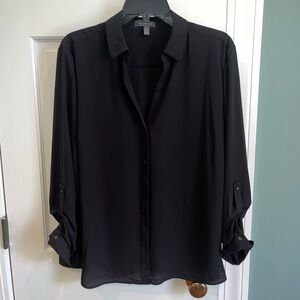 The Limited black button down shirt